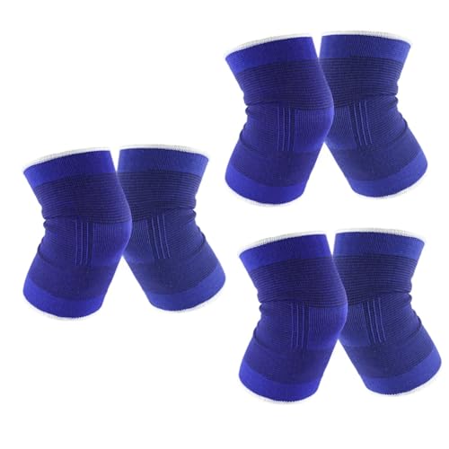 FOMIYES 3 Pairs Men's Knee Sleeve Protective Cover Pads for Running Cycling Exercise (size)