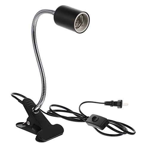 Tofficu 1pc Adjustable Led Clamp Lamp Versatile Bedside Night Light Clip Warm Glow for Reading Working American Design