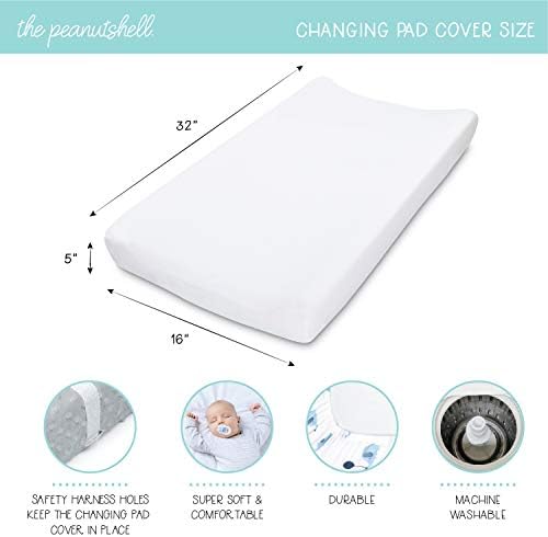 Pink Floral Changing Pad Cover Set