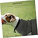 ORFOFE Hooded Pet Calming Jacket Comfortable Dog Relief for Thunderstorm Suitable for Travel and Vet Visits