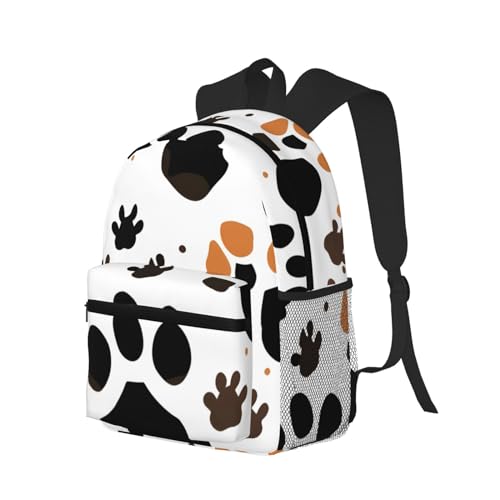 BREAUX Animal Paw Prints Print Lightweight And Comfortable Duffel Bag, Casual Daypack, Multipurpose Backpack2