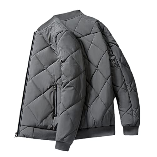 Parka veste d'hiver homme contre le froid glacial manteau épais col montant coupe-vent L