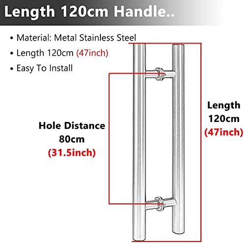 Poignée de porte de grange push-pull double face pour réparer et moderniser vos portes - 3