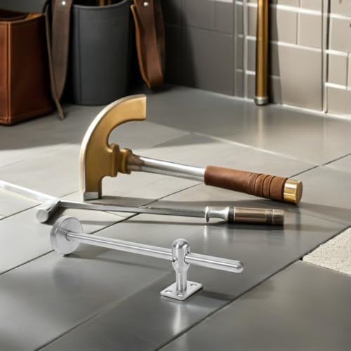 Soporte de acero inoxidable regulable con brida para pasamanos estables en reformas 7
