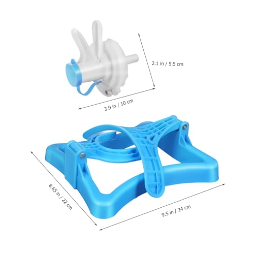 Support distributeur eau réglable roulettes Tofficu pour bouteille eau lourde
