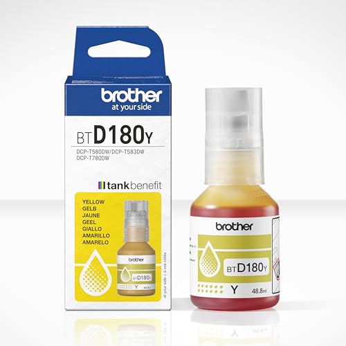 Brother BTD180Y Jaune Bouteille d'encre Originale