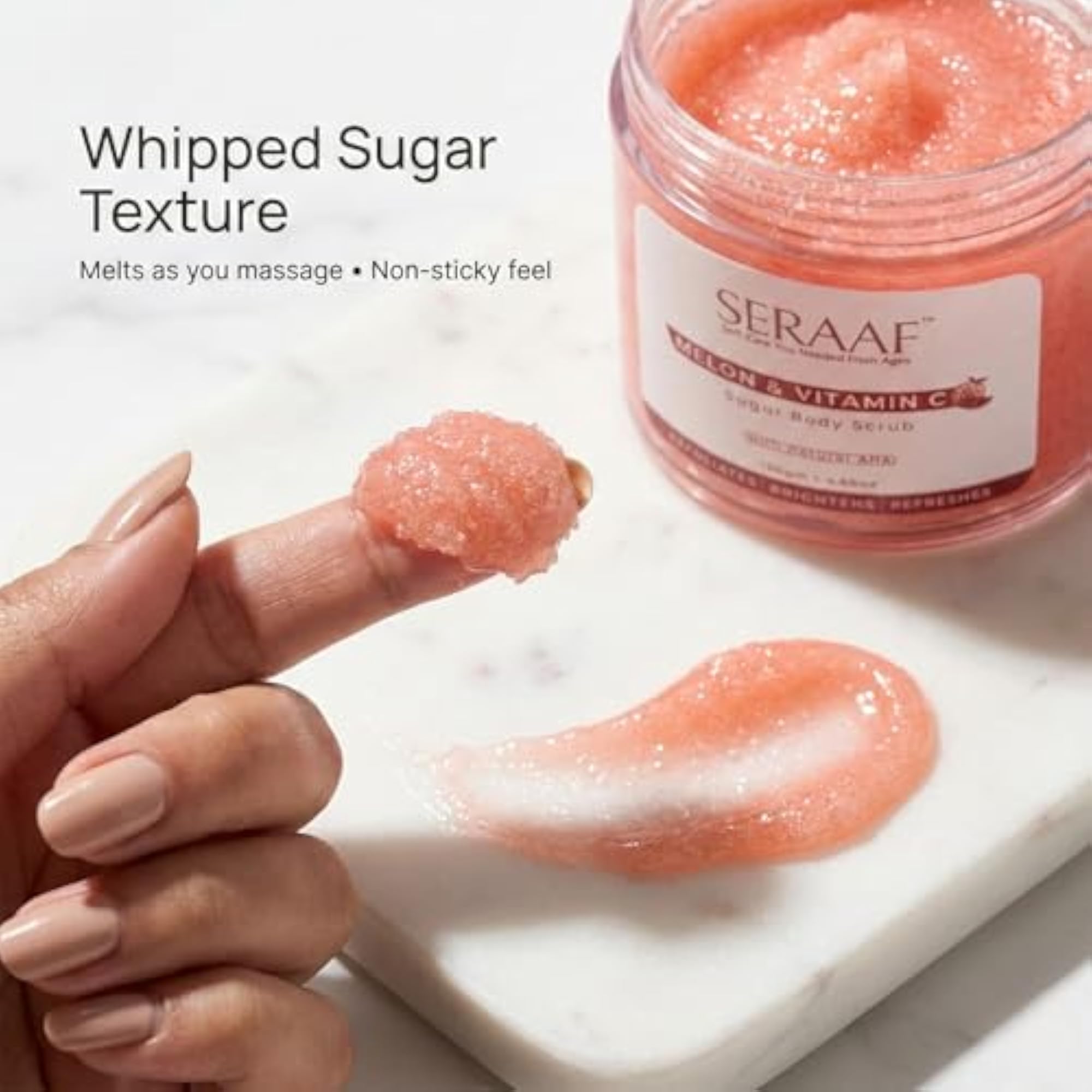Melon Vitamin C Body Scrub for Women, 130g