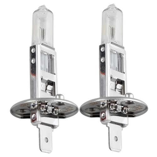 2 bombillas H1 para faros delanteros, 20000 lm, 100 W, superbrillantes, 6000 K, xenón blanco, 12 V, LED H1 para coche.