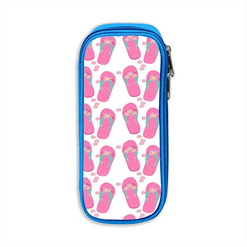 Preisvergleich Produktbild Slipper Pencil Pen Case Beuteltasche Student Stationery Office Kosmetische Schminktasche Aufbewahrung Blau