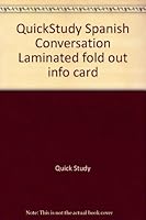 QuickStudy Spanish Conversation Laminated fold out info card 1423217225 Book Cover