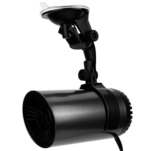 12 V Auto-Heizlüfter, 150 W, Automatische Kühlung, Heizung, Entfroster, Mini-Anionen-Luftreiniger mit Zweistufiger Temperatureinstellung, Einfache Installation für Camping und
