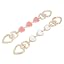 2PCS Pink White Heart Sets