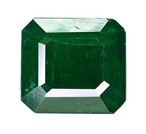 Émeraude colombienne de 12 carats en vrac pour bague de mariage homme et femme