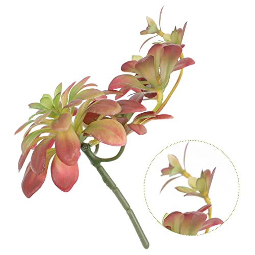 Homoyoyo 1Pc Simulation Plant Succulent Succulants Flocked Garland Outdoor Decor Fake Bonsai Plants Artificial Succulents Plants Wedding Scene Layout Prop Emulation Plant Rattan Adorn Brown #TOP6