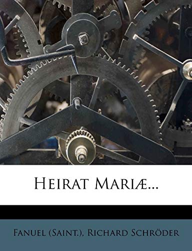 Heirat Mariae... (French Edition)