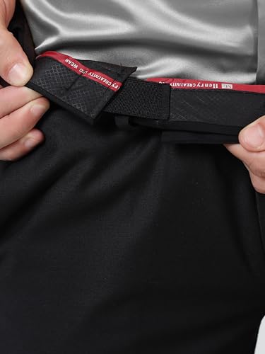 Image of Mc Henry Men's Solid Techno Flex 2-inch Waist Expandable Premium Luxurious Wrinkle Free Slim Fit Trousers