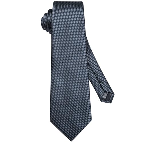 Image of Hi-Tie Men's Tie Sets Silk Paisley Striped Necktie Pocket Square Cuff-links Sets Wedding Business Holiday