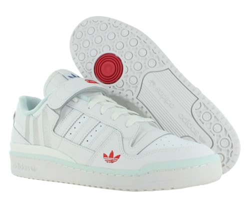 adidas Forum Low Mens Shoes Size 10.5, Color: Cloud White/Cloud White/Almost Blue2