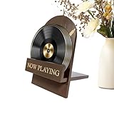 Augmentation de la visibilité artistique : ce support pour disques est conçu exclusivement pour les disques avec un écran ouvert qui met en valeur la couverture complète, créant une présentation visuellement agréable et sert de rangement fonctionnel et d'élément décoratif mural de galerie dans n'importe quelle maison.