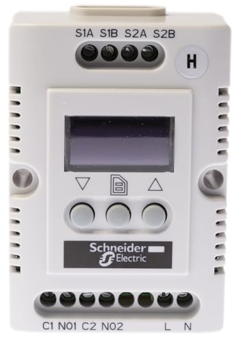 Hygrostato electronico 230V interrupteur % Hr pour humidité cave