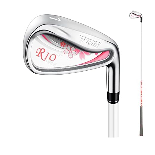 QWAXTRIW Golf Iron for Women, Titanium Alloy Carbon Steel Clubs 7 Ribs Right Handed Ladies Golf Clubs Golf Irons (Carbon)