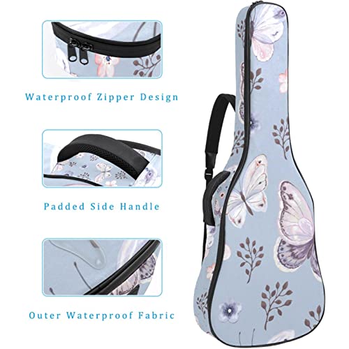 Hondank Housse imperméable pour guitare acoustique avec double bandoulière et poche Motif trèfle à quatre feuilles Vert… - Les Beatles, Paul McCartney, John Lennon, RIngo Starr, George Harrison Hondank Housse imperméable pour guitare acoustique avec double bandoulière et poche Motif trèfle à quatre feuilles Vert… – Image 5