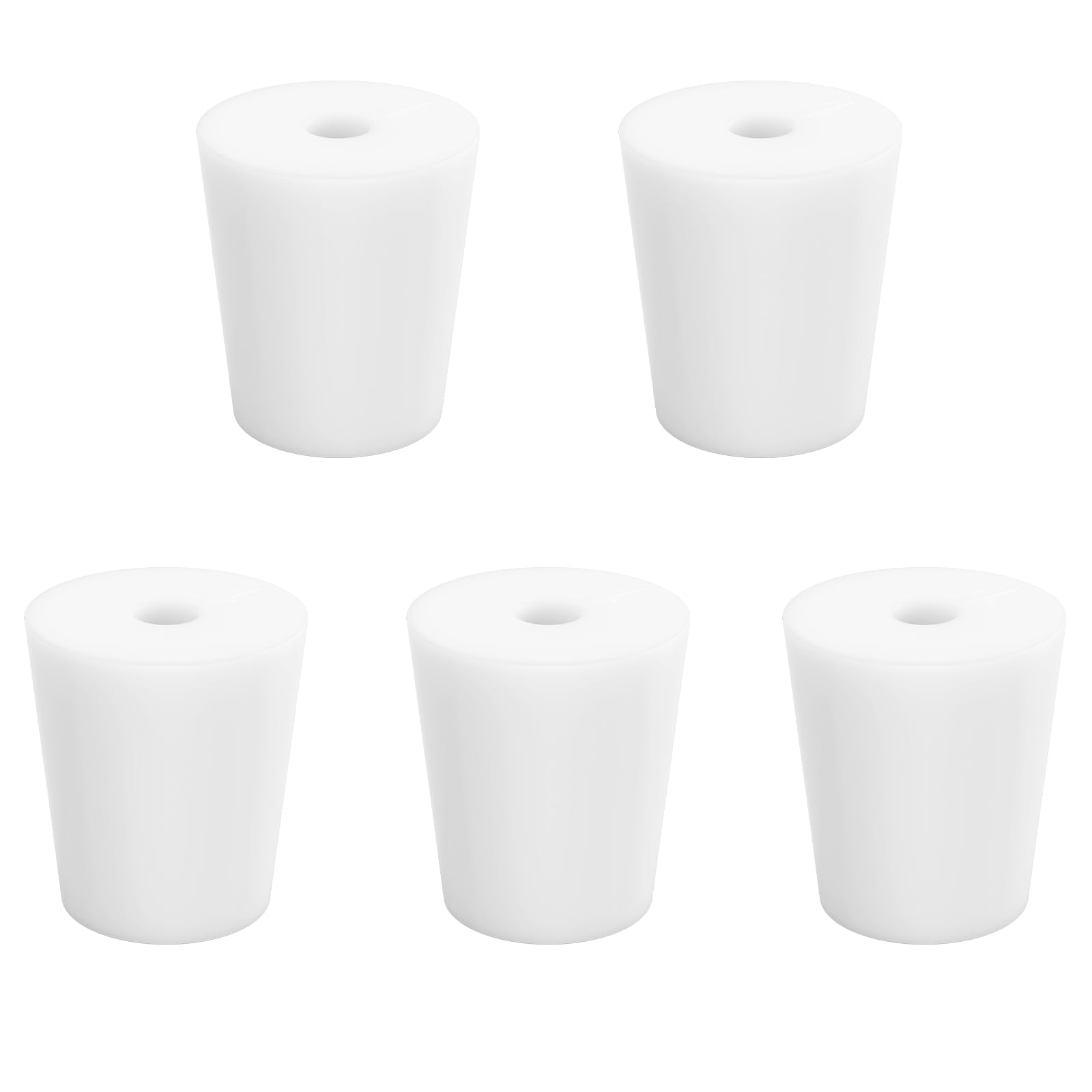 stonylab Silicone Stoppers, 5-Pack Standard 8# Natural Silicone Stoppers with 8 mm Aperture Single-Hole — Amazon image 25