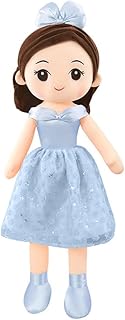 SHAVERUSH Ragdoll Lovely Soft Dolls Soft Toys for Girls Princess Dolls for Girls Sleeping Cuddle Buddy Doll Toy Gifts for Kids Girls (45CM, blue)