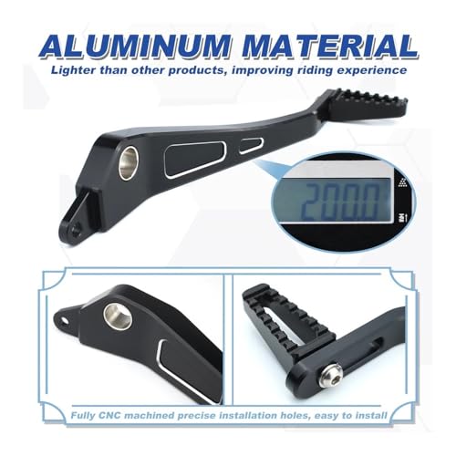 Levier de frein arrière pour Interceptor 650 en aluminium réglable - 3