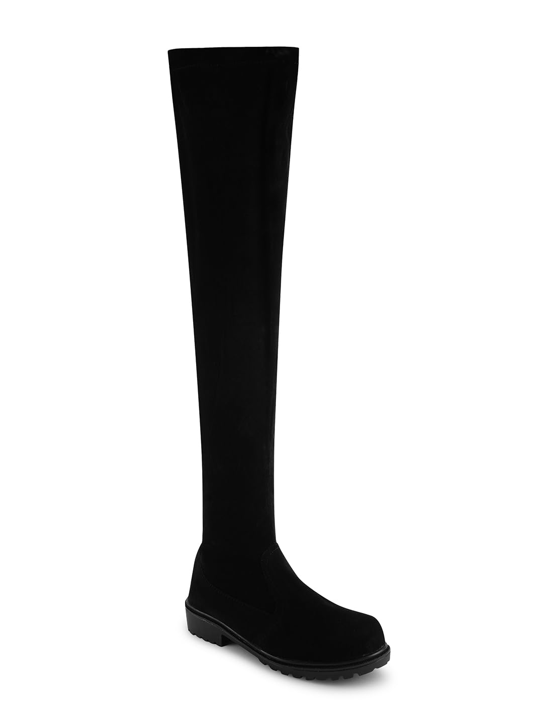 FROH FEET women Fashion Over Knee High Boots Stylish Solid Heels Long Boots Block Heel For Womens & Girls (B0CLB61SYV) Amazon Price History, Amazon Price Tracker