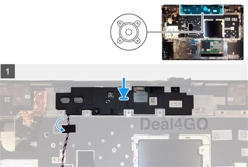 Haut-parleur interne de rechange pour ordinateur Dell Precision 7560 - 3