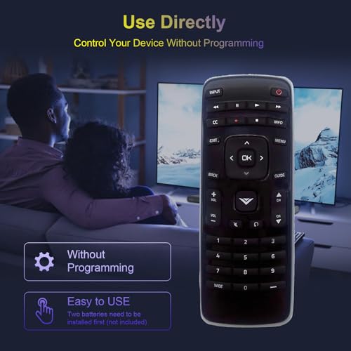 Image of New XRT010 Remote fit for VIZIO TV E320-A0 E241-A1 E290-A1 E390-A1 E320-A1 E420-A0 E470-A0 E420VSE E390VL E471VLE E240AR E320AR E420AR E500AR E291-A1 D39h-C0 E390-A1 D43-C1 E420-B1 390-B0 E320-A0