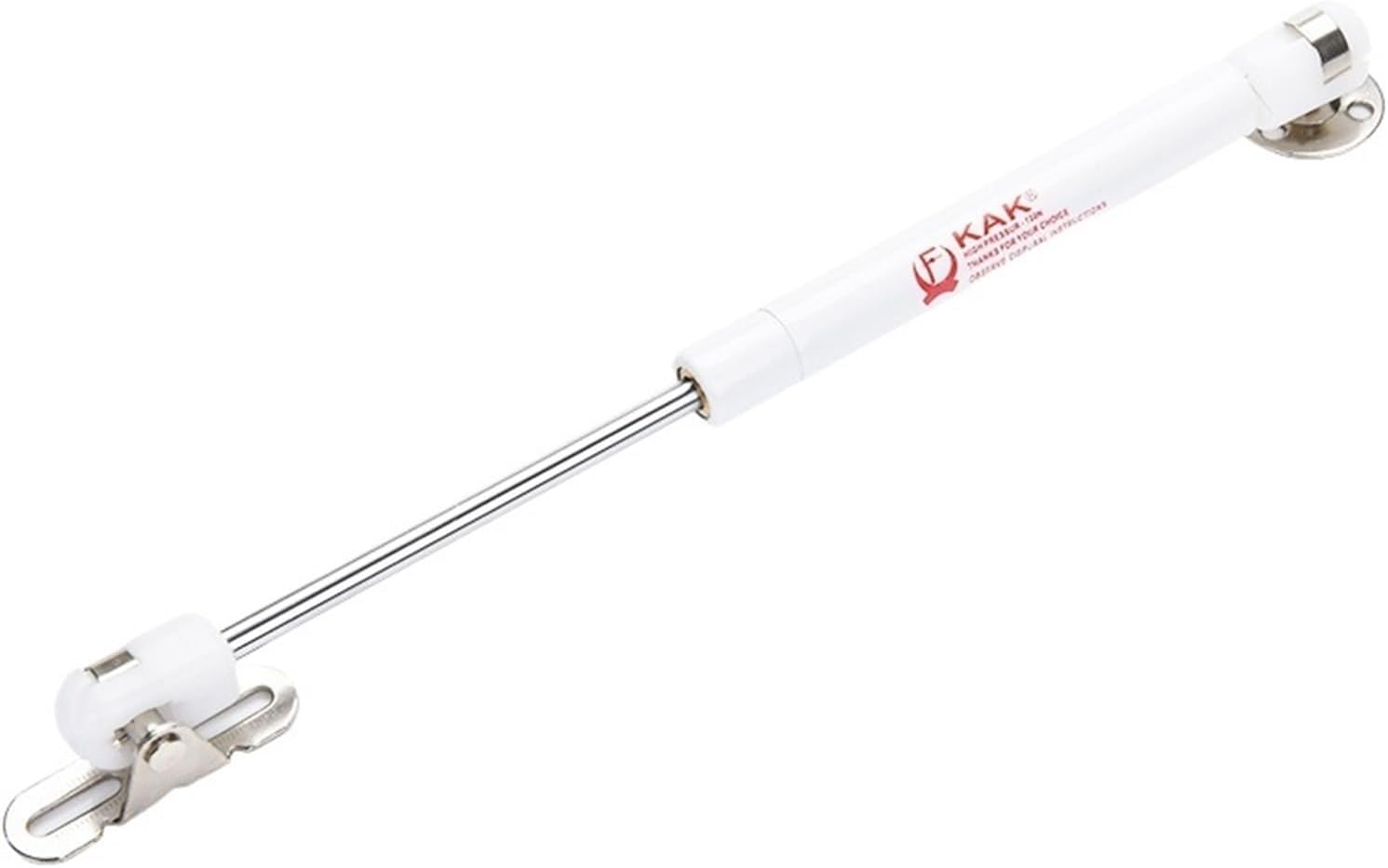 60N / 6kg Copper Force Door Lift Support Gas Hydraulic Spring Hinge Cabinet Door Kitchen Cupboard Hinges Furniture Hardware (Color : White)