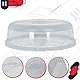 KOTARBAU® Mikrowellen-Abdeckhaube für Teller oder Topf Transparent 24,5 cm Durchmesser