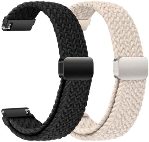 Bolesi 12mm Quick-release Stretchy Nylon Magnetic Buckle Watch Bands