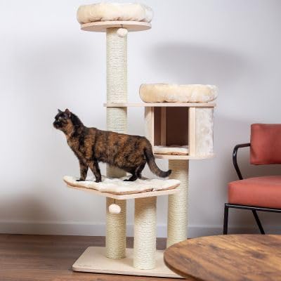 Natural Paradise – Tiragraffi Magnolia L | Con più livelli | H 137 x L 78 x L 81 cm (crema)