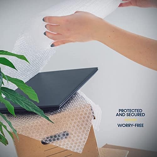 Image of Heavy-Duty 40 Gsm Thickness 1 Meter Wide Bubble Wrap Roll Perfect for Shipping, Moving, and Storage Needs, Cushioning Material Guard Your Items Against Impact and Damage (5 Meter)