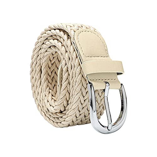 Ladies Fashion Wax Rope Ladies Belt Retro Decorative Jeans Belt Dress Pin Buckle Belt Women Small Belt Buckles