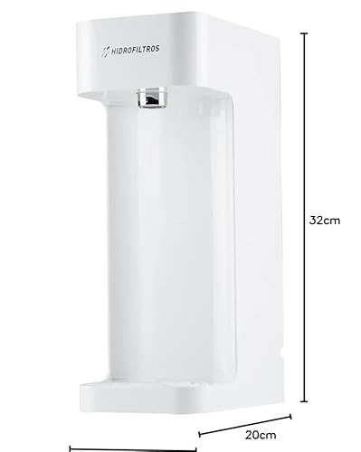 Purificador de Água Facile com Refil C3 Elimina Cloro, Odores e Sabores Cor Branco Hidrofiltros
