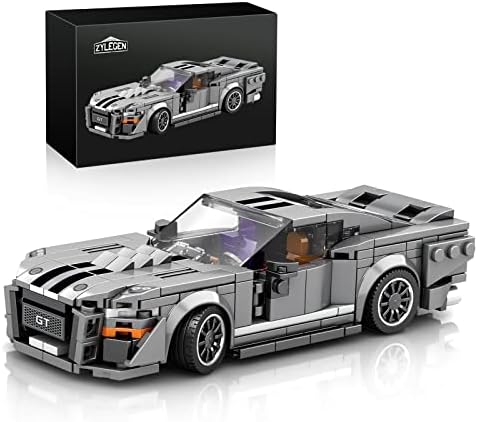 ZYLEGEN Shelby GT500 Building Toy for Boy Teen Gift Giving or Collection,Collectible Sports Car Technology Car Building Kit,DIY Toys for Boys Age 3-12(476pcs)