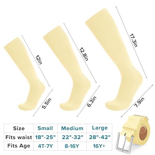 Image of Baseball Socks and Belt Combo for Youth Adult - Softball Socks and Belt for Boys and Girls