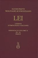 Lessico Etimologico Italiano. Orientalia Band II 3752008733 Book Cover