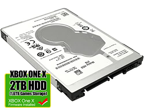 Image of MaxDigitalData Gaming HDD 2TB 128MB Cache SATA 6Gbps 2.5inch Internal Hard Drive (Pre-Formatted for Xbox One X & Firmware Installed)