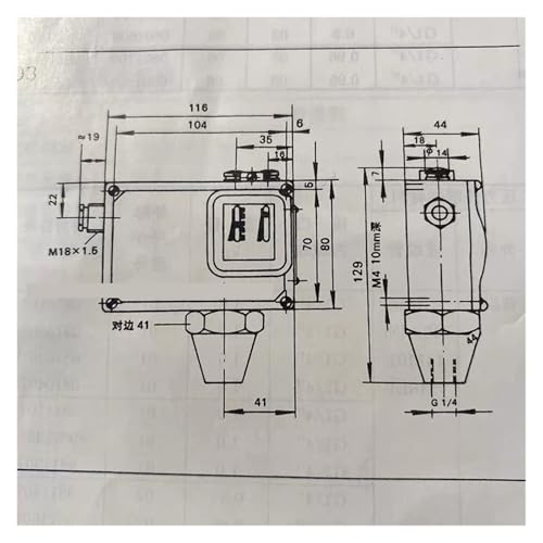 Contrôleur de pression D502/7D 0811700 pour installations hydrauliques - 3