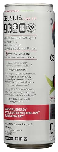 Image of Celsius RTD Green Tea Raspberry, 12 Ounce