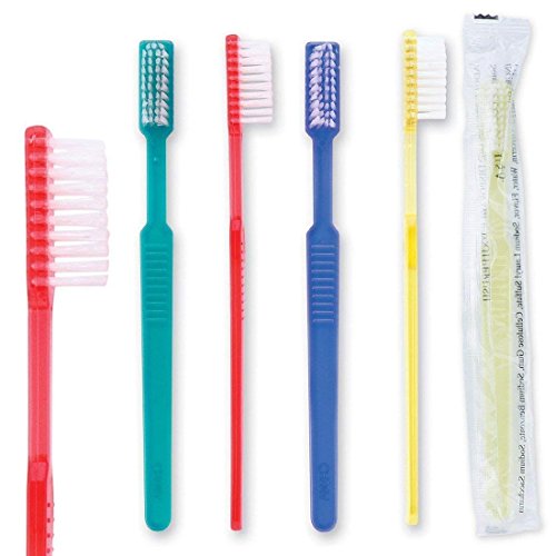 144 Prepasted Disposable Toothbrushes | Pre-Pasted Soft Bristle Tooth Brush for Dental Care & Oral Hygiene | Individually Wrapped Toothbrush Pack Airbnb Gifts | No Water Needed, Paste Made in USA.