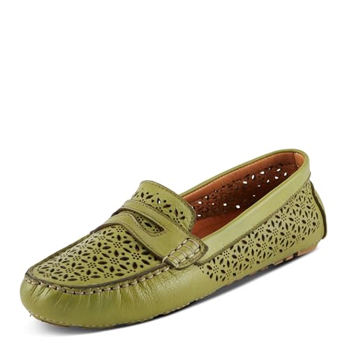 Image of Spring Step Crain Women's Laser-Cut Out Moccasin with Removable Insole