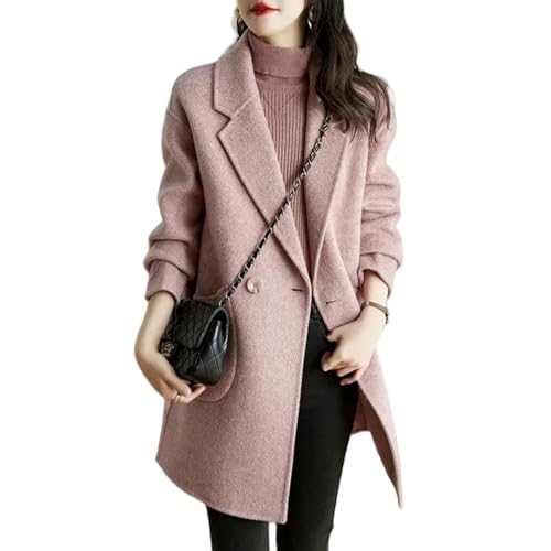 Veste en tweed de cachemire d'une épaisseur luxueuse pour hiver