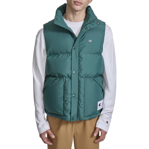Image of Champion Men's Puffer Vest With Logo