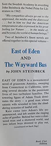East of Eden; The Wayward Bus B08LG97N5Q Book Cover